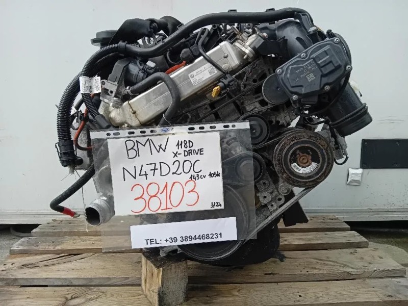 Motore Completo N47D20C 143CV 105KW Bmw Serie 1 F20 Berlina 2012