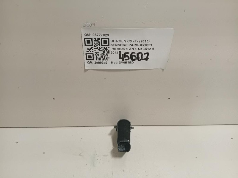 Sensore Parcheggio Paraurti ANT 96777829 Citroen C3 II 2010