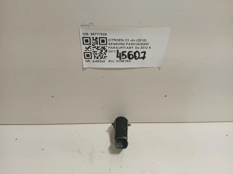Sensore Parcheggio Paraurti ANT 96777829 Citroen C3 II 2010