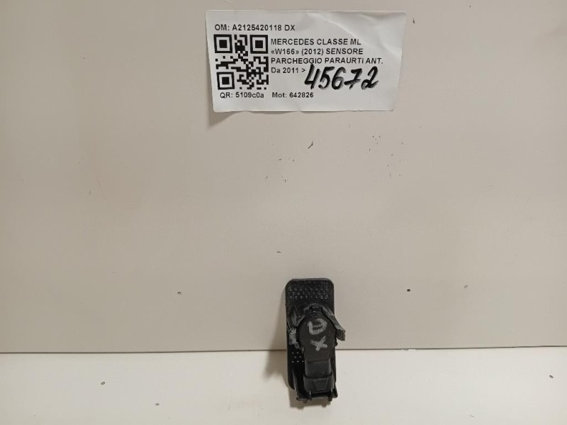 Sensore Parcheggio Paraurti ANT A2125420118 DX Mercedes Classe ML W166 2012