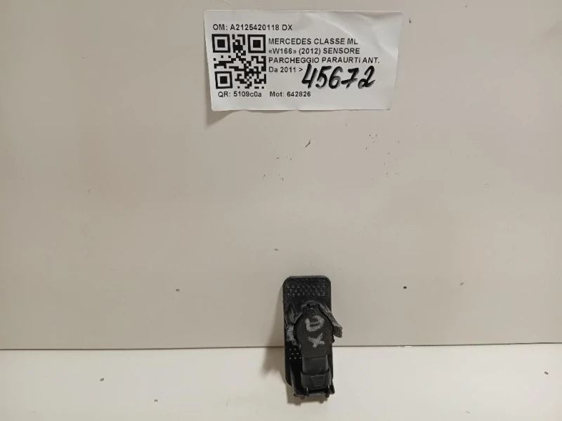 Sensore Parcheggio Paraurti ANT A2125420118 DX Mercedes Classe ML W166 2012