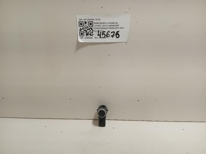 Sensore Parcheggio Paraurti ANT A21254200 18 SX Mercedes Classe ML W166 2012