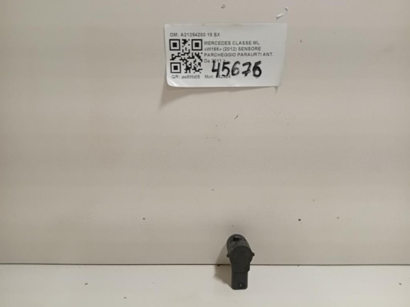 Sensore Parcheggio Paraurti ANT A21254200 18 SX Mercedes Classe ML W166 2012