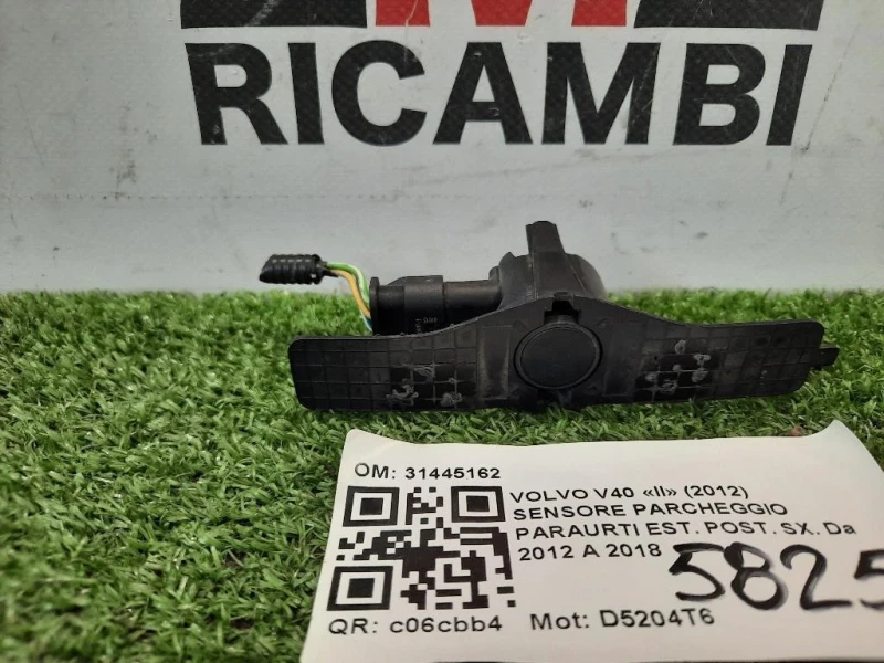 Sensore Parcheggio Paraurti EST POST SX 31445162 Volvo V40 II 2012