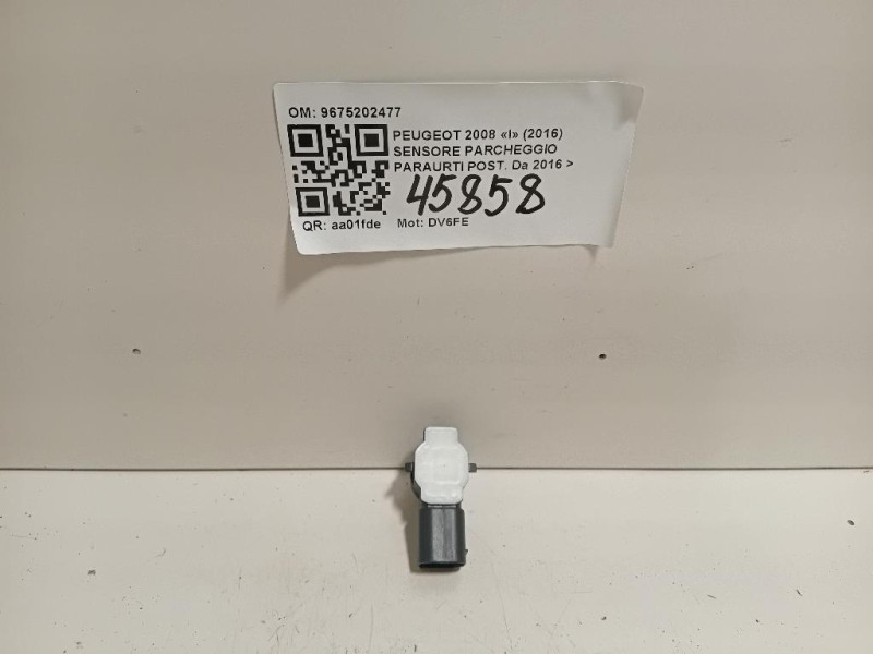 Sensore Parcheggio Paraurti POST 9675202477 Peugeot 2008 I 2016