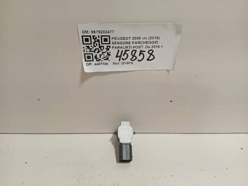 Sensore Parcheggio Paraurti POST 9675202477 Peugeot 2008 I 2016