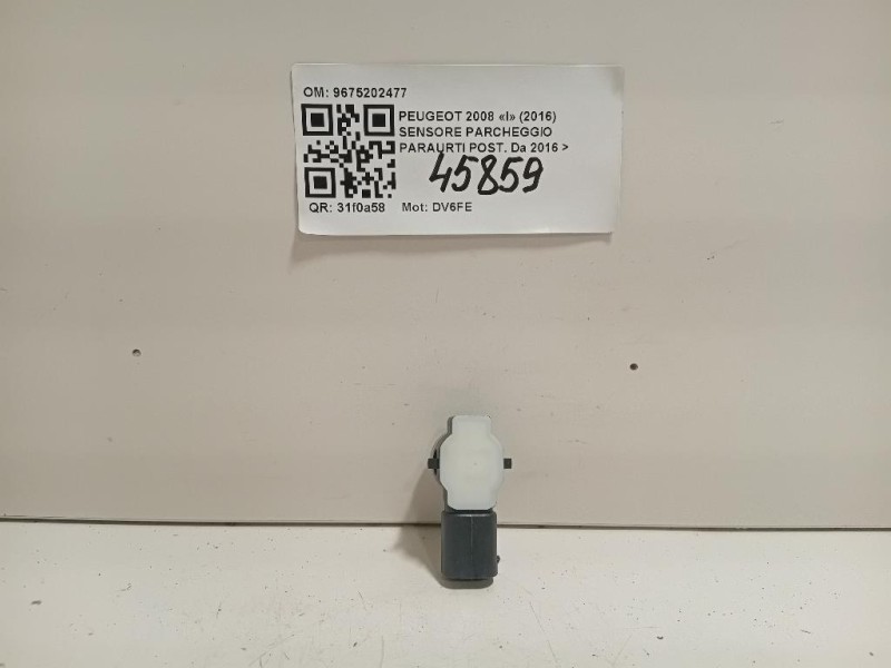 Sensore Parcheggio Paraurti POST 9675202477 Peugeot 2008 I 2016