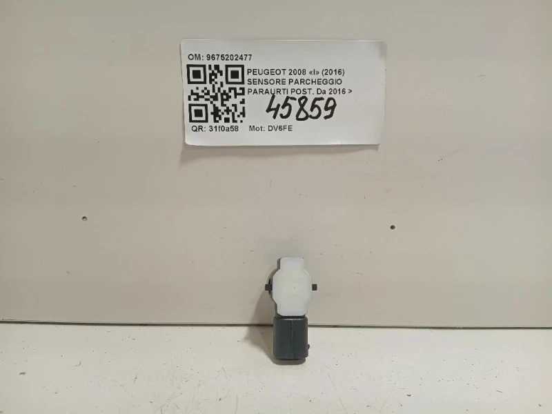 Sensore Parcheggio Paraurti POST 9675202477 Peugeot 2008 I 2016