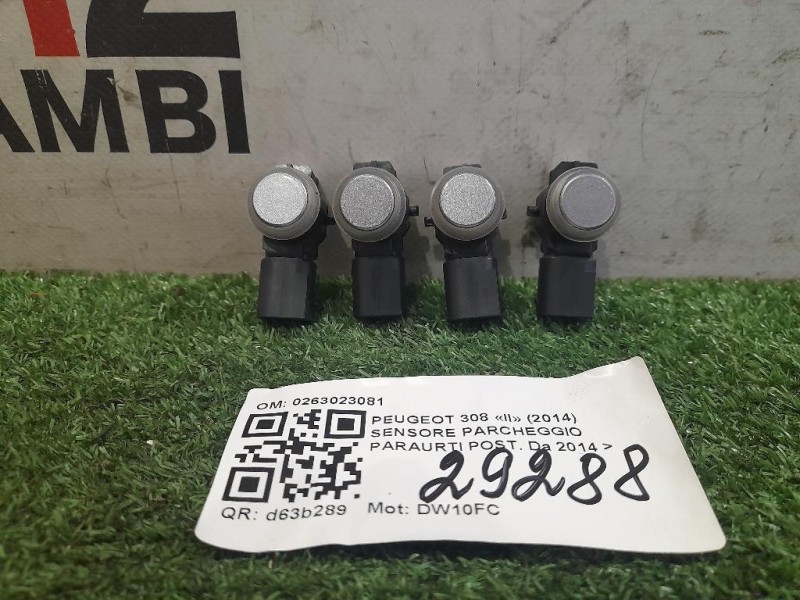 Sensore Parcheggio Paraurti POST 0263023081 Peugeot 308 II 2014