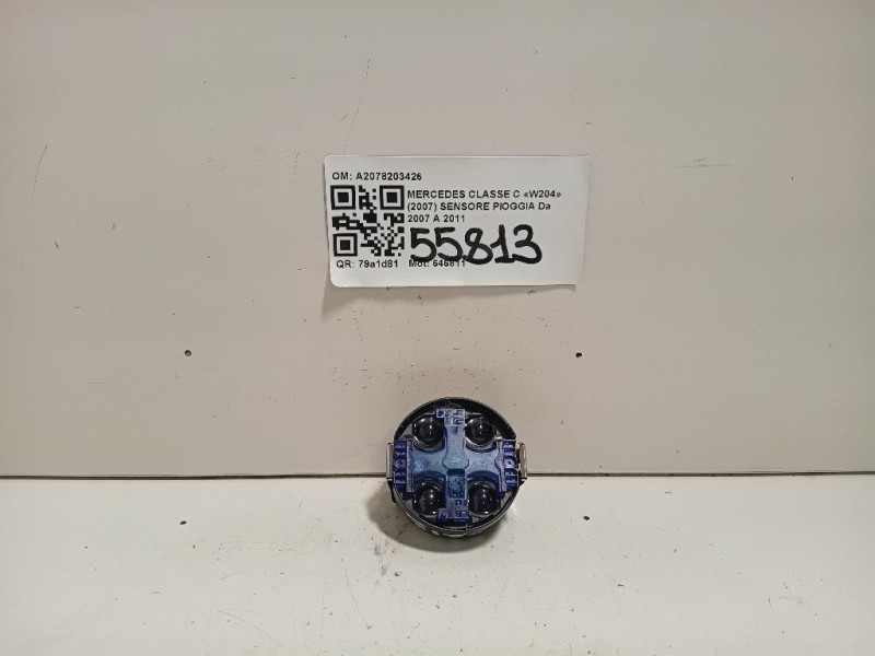 Sensore Pioggia A2078203426 Mercedes Classe C W204 2007