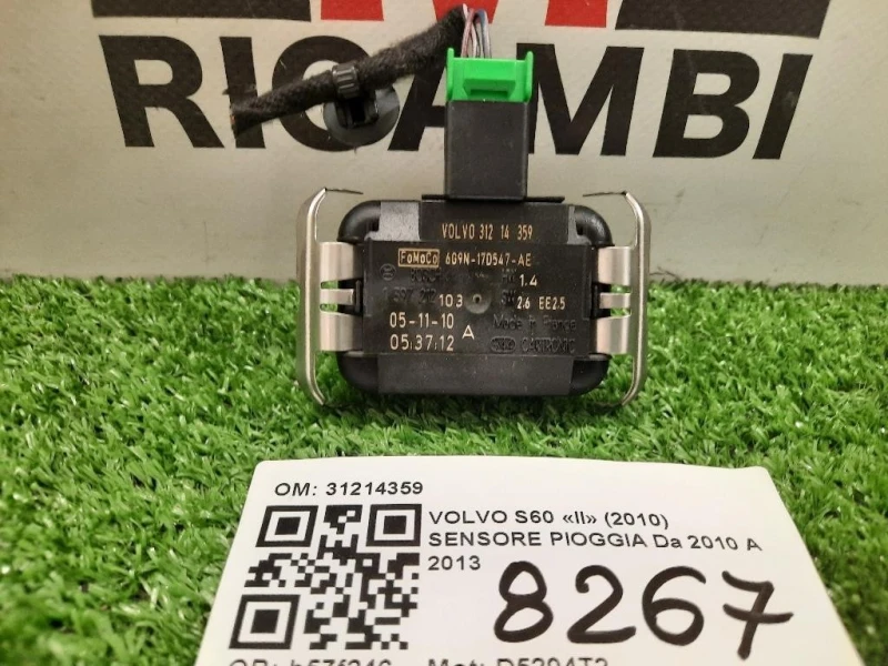 Sensore Pioggia 31214359 Volvo S60 II 2010