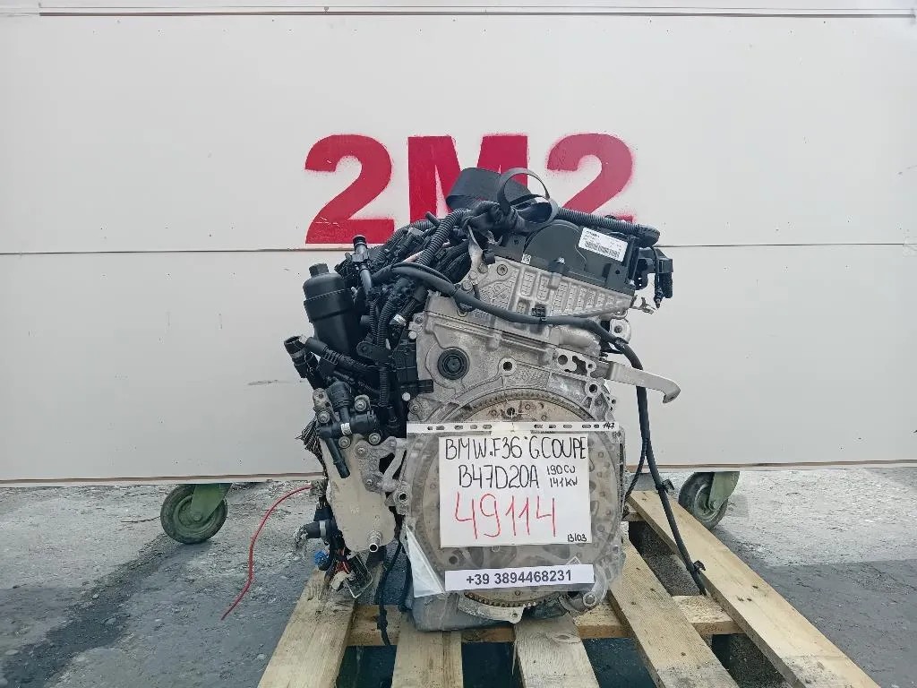 Motore Completo B47D20A 190 CV 141 KW Bmw Serie 4 F36 GRAN Coupe 2014