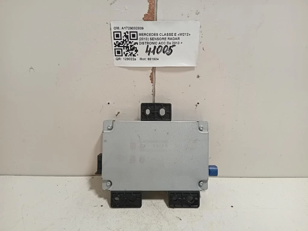 Sensore Radar Distronic ACC A1729002809 Mercedes Classe E W212 2013
