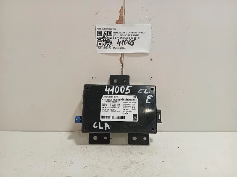 Sensore Radar Distronic ACC A1729002809 Mercedes Classe E W212 2013