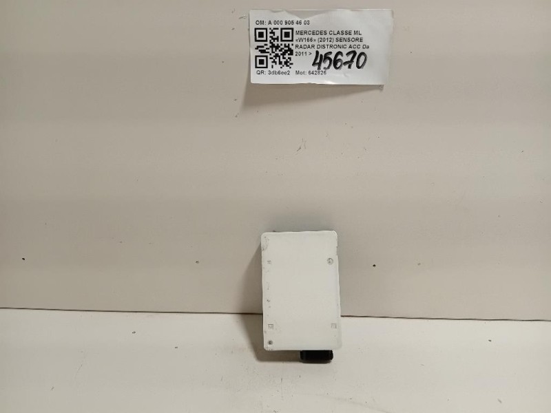 Sensore Radar Distronic ACC A 000 905 46 03 Mercedes Classe ML W166 2012