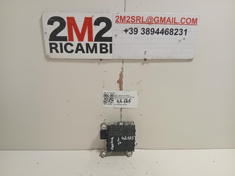 Sensore Radar Distronic ACC 9841849780 Opel Mokka B 2020