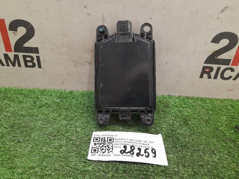 Sensore Radar Distronic ACC 284383207R RADAR Renault Mégane III 2009