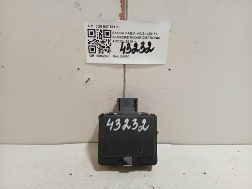 Sensore Radar Distronic ACC 5Q0 907 561 K Skoda Fabia NJ3 2018