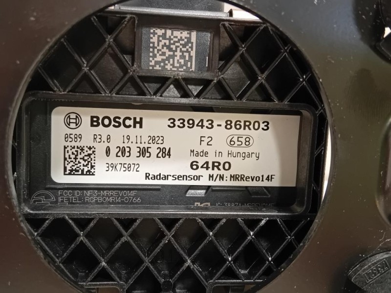 Sensore Radar Distronic ACC 33943-86R03 Suzuki Vitara II 2015