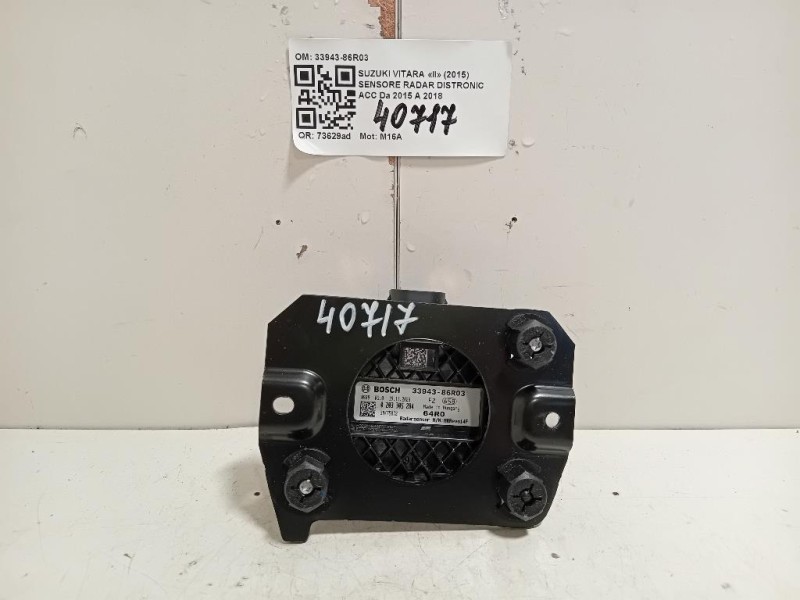Sensore Radar Distronic ACC 33943-86R03 Suzuki Vitara II 2015