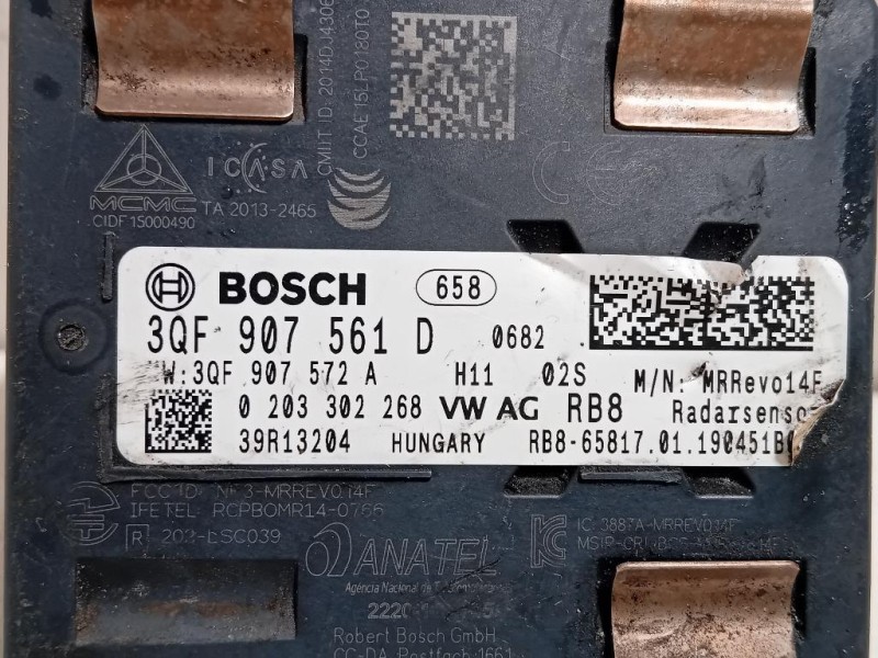 Sensore Radar Distronic ACC 3QF 907 561 D Volkswagen GOLF VII 2013