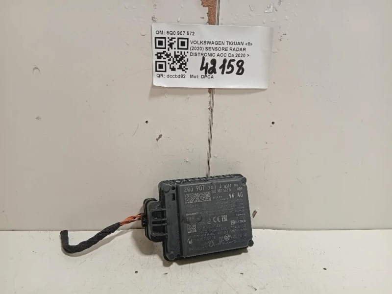 Sensore Radar Distronic ACC 5Q0907572 Volkswagen Tiguan II 2020