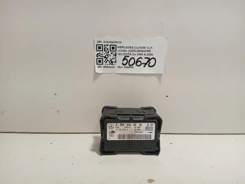 Sensore Velocità A0045429218 Mercedes Classe CLK C209 2003