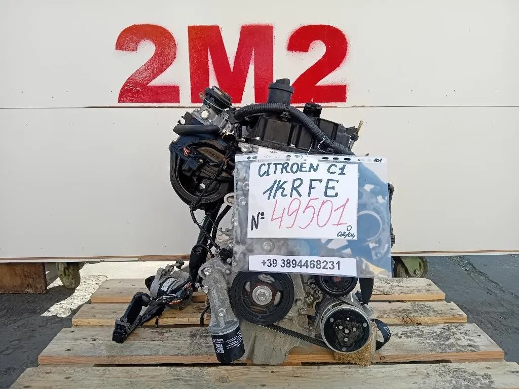 Motore Completo 1KRFE 69 CV 51 KW Citroen C1 II 2014
