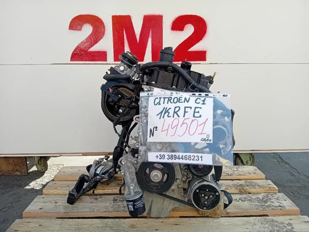 Motore Completo 1KRFE 69 CV 51 KW Citroen C1 II 2014