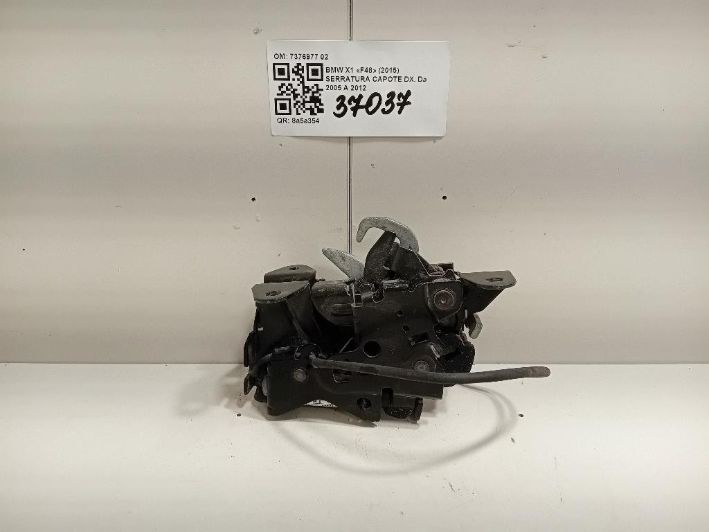 Serratura Capote DX 7376977 02 Bmw X1 F48 2015