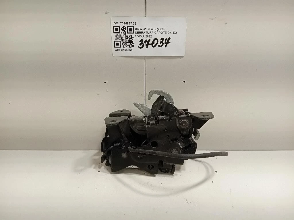 Serratura Capote DX 7376977 02 Bmw X1 F48 2015