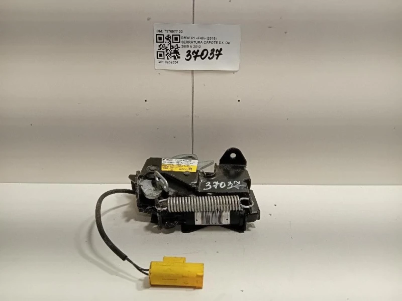 Serratura Capote DX 7376977 02 Bmw X1 F48 2015
