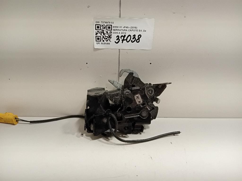 Serratura Capote SX 7376978 02 Bmw X1 F48 2015