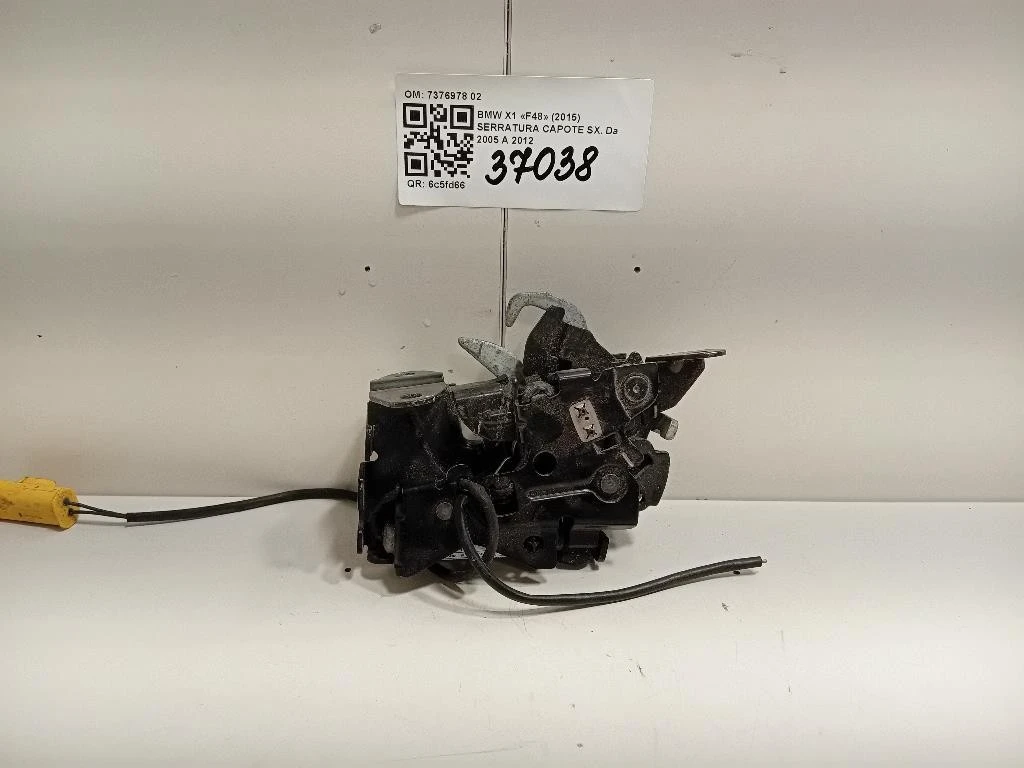 Serratura Capote SX 7376978 02 Bmw X1 F48 2015