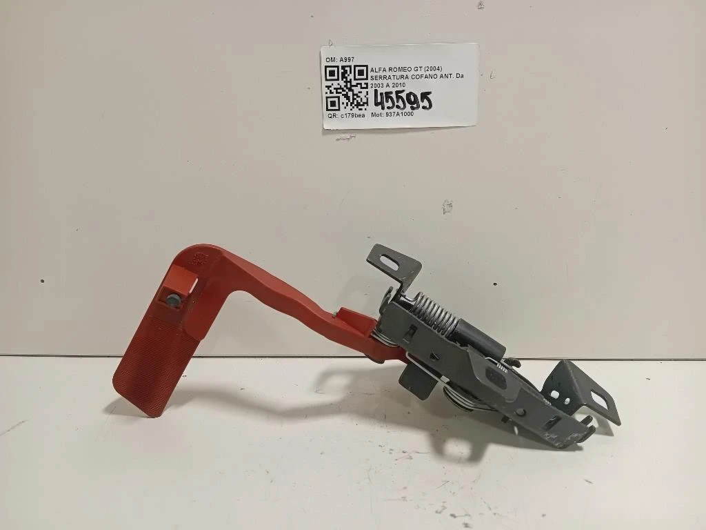 Serratura Cofano ANT 50507083 Alfa Romeo GT 2004
