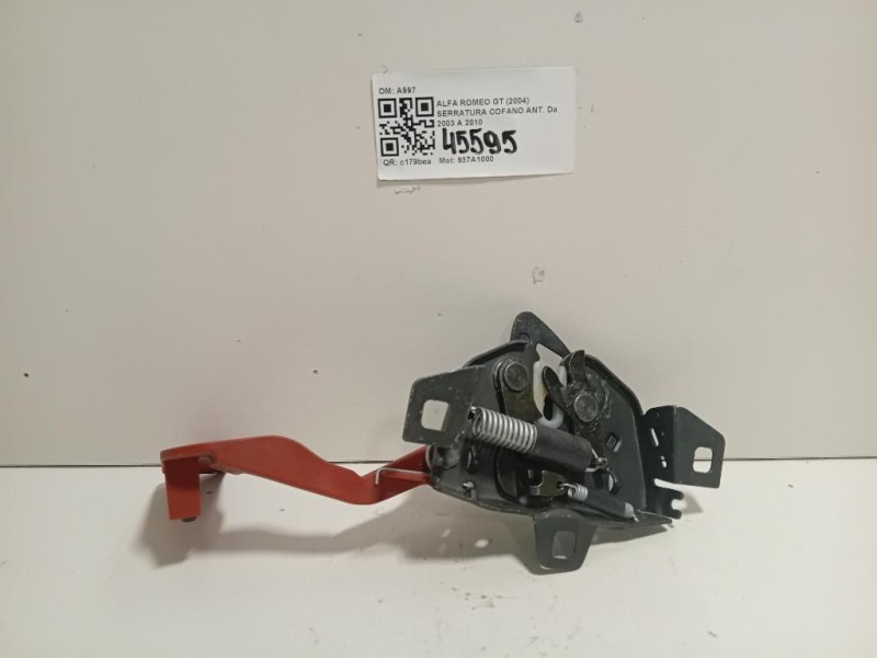 Serratura Cofano ANT 50507083 Alfa Romeo GT 2004
