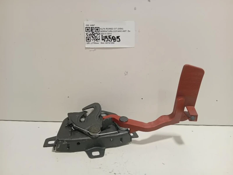 Serratura Cofano ANT 50507083 Alfa Romeo GT 2004