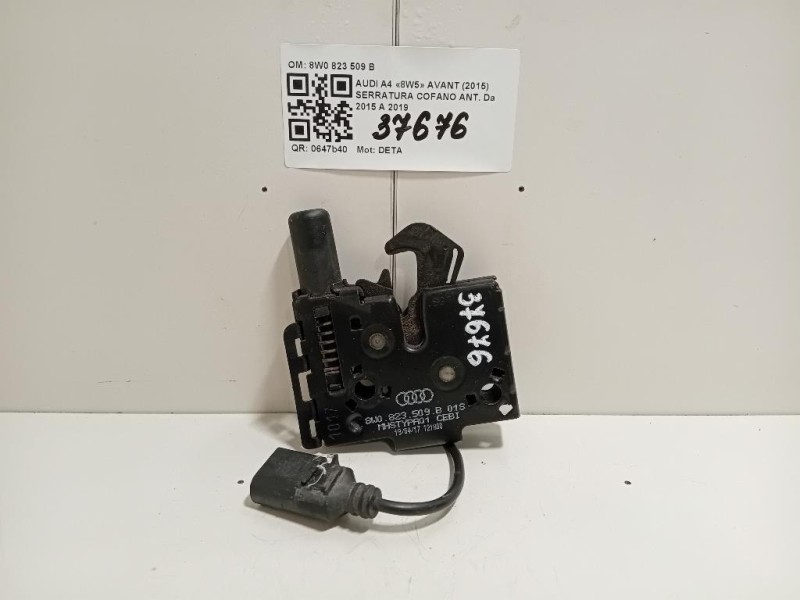 Serratura Cofano ANT 8W0823509B Audi A4 8W5 Avant 2015