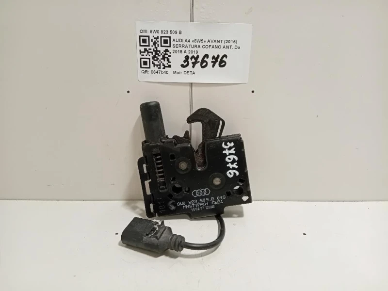 Serratura Cofano ANT 8W0823509B Audi A4 8W5 Avant 2015