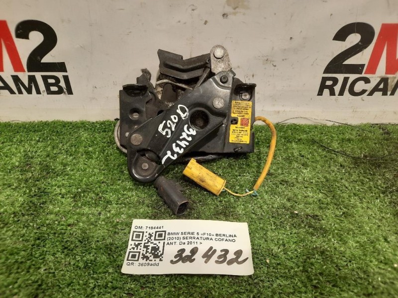 Serratura Cofano ANT 7184441 Bmw Serie 5 F10 Berlina 2010