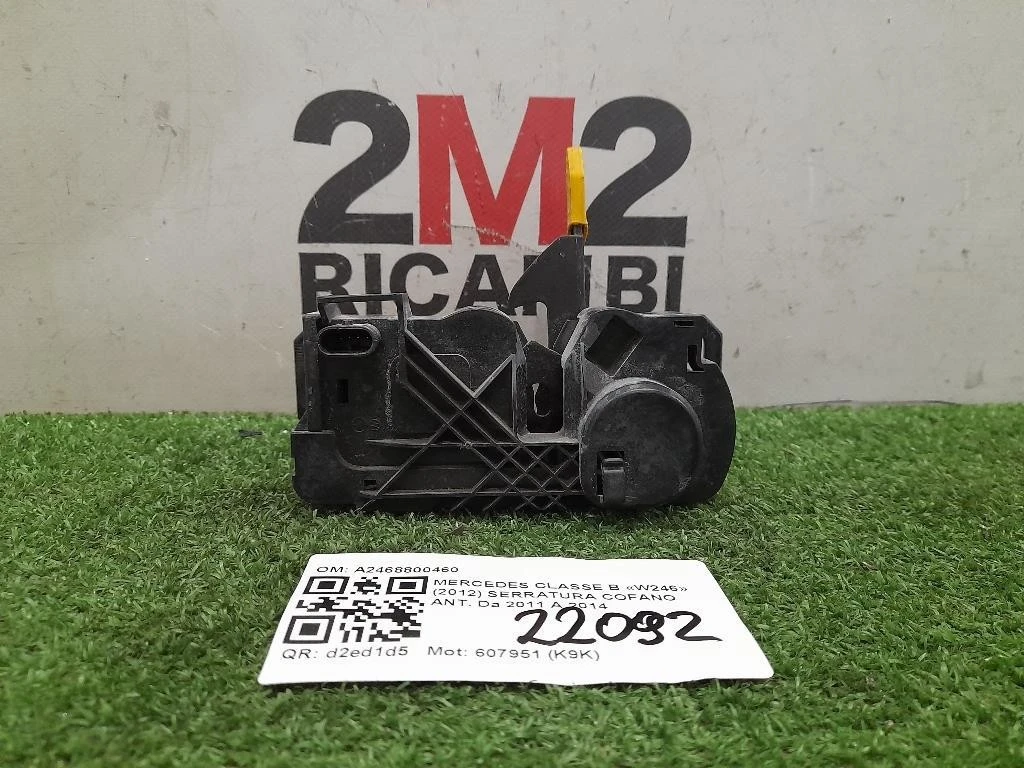 Serratura Cofano ANT A2468800460 Mercedes Classe B W246 2012