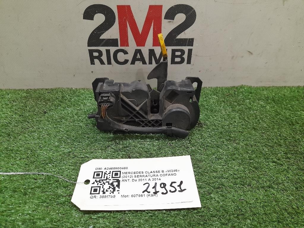 Serratura Cofano ANT A2468800460 Mercedes Classe B W246 2012