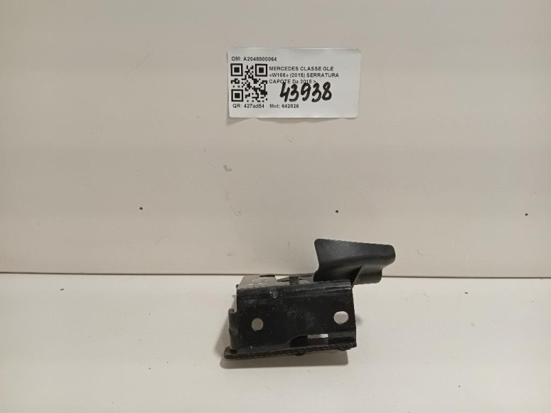 Serratura Cofano ANT A2048800064 Mercedes Classe GLE W166 2015