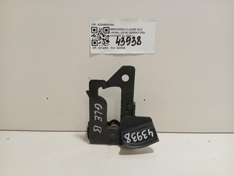 Serratura Cofano ANT A2048800064 Mercedes Classe GLE W166 2015