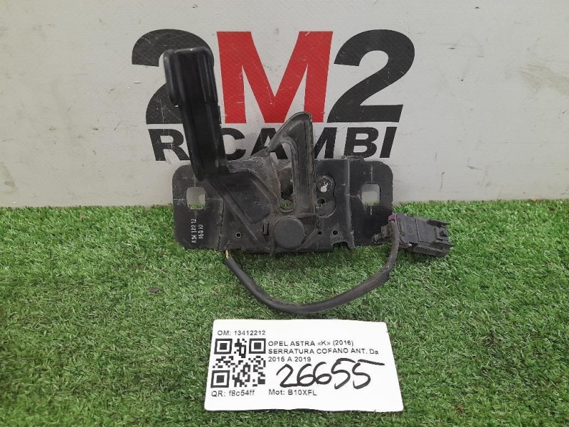 Serratura Cofano ANT 13412212 Opel Astra K 2016