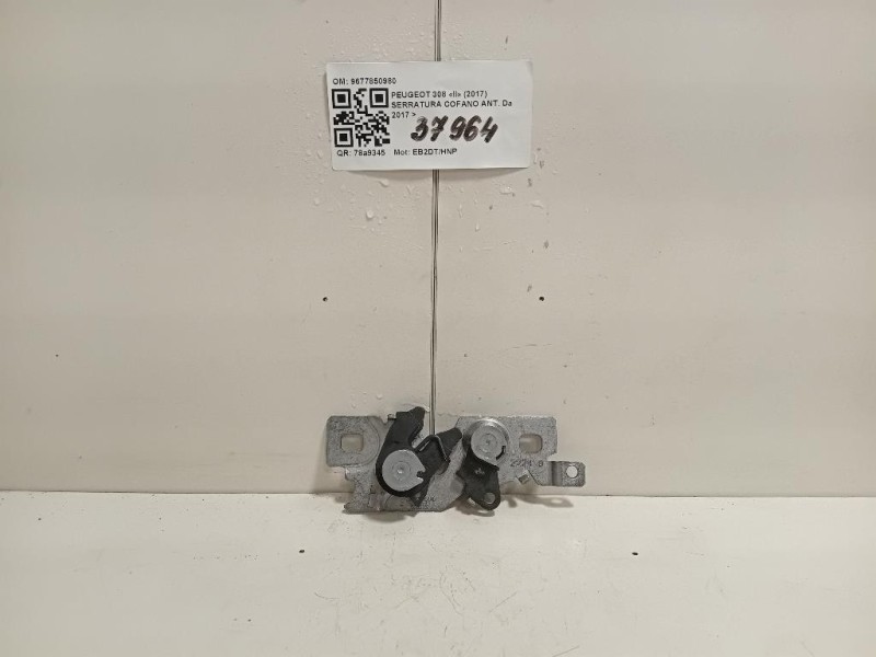 Serratura Cofano ANT 9677850980 Peugeot 308 II 2017