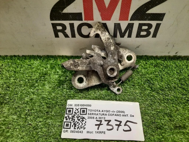 Serratura Cofano ANT 535100H050 Toyota AYGO I 2005
