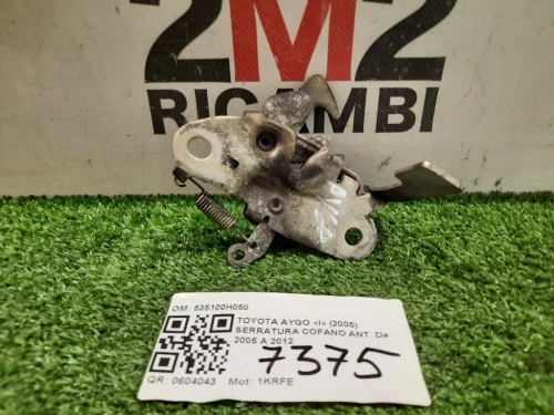 Serratura Cofano ANT 535100H050 Toyota AYGO I 2005