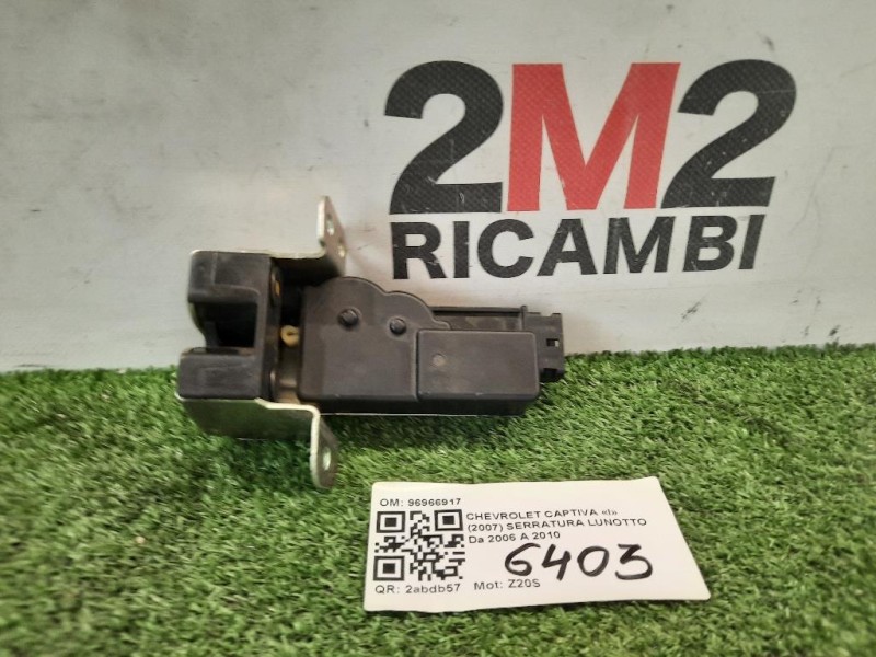 Serratura Lunotto 96966917 LUNOTTO Chevrolet Captiva I 2007