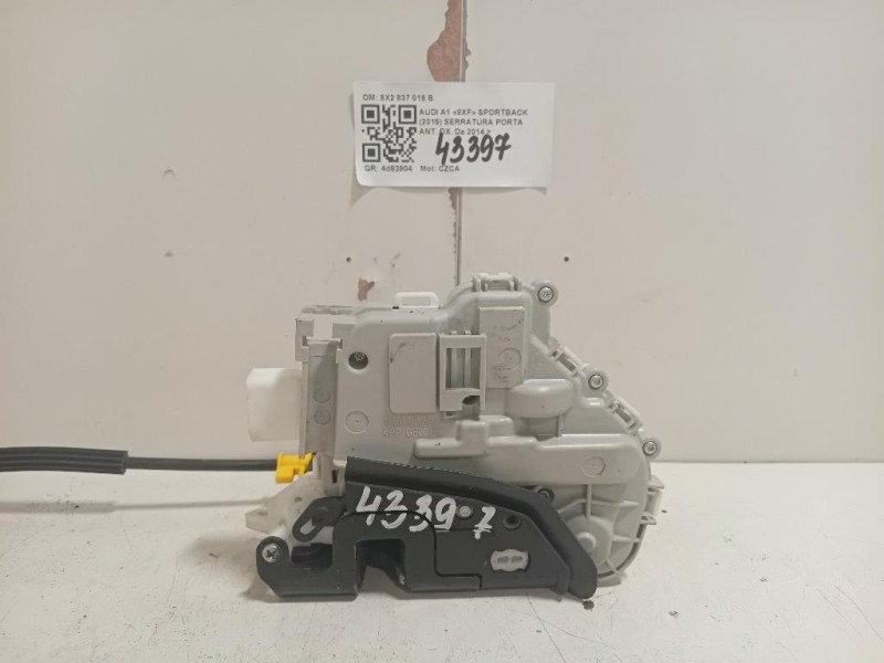 Serratura Porta ANT DX 8X2 837 016 B Audi A1 8XF Sportback 2015